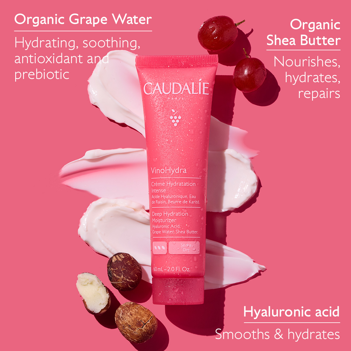 Caudalie VinoHydra Sorbet Cream Moisturizer, 60ml